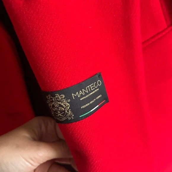 Zara Women's Vibrant Red Coat - Picture 5 of 6